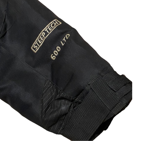 The North Face Steep Tech Black Ski Jacket Size S Vintage Ski Men’s 600 - Picture 6 of 12